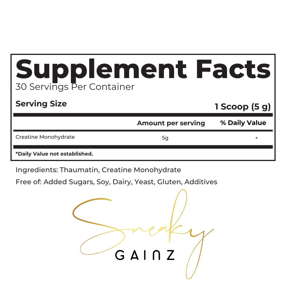 Sugar Flavored Creatine Monohydrate